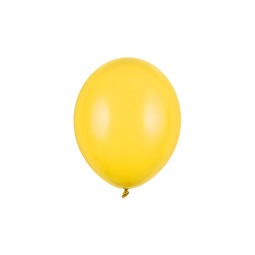 Balon puternic 27 cm galben miere pastel