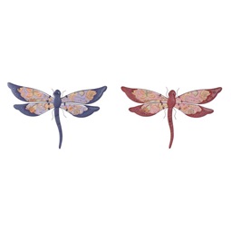 Wall decoration metal 46x2,5x30,5 dragon-fly 2 mod