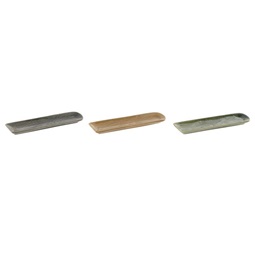 Incense stand stoneware 6x2x22 botanical 3 mod.