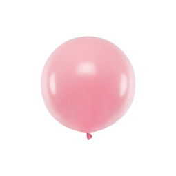Balon rotund 60 cm pastel roz baby