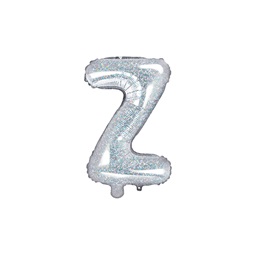 Balon litera z folie 35 cm holografic