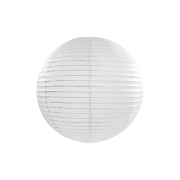 Lampaion de hartie 25 cm alb